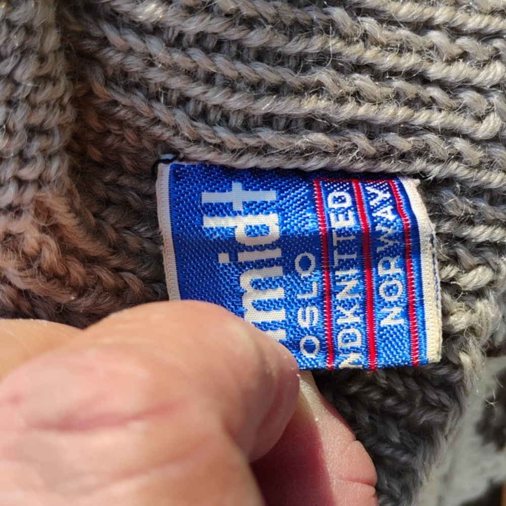 π³π΄ Vintage Cardigan Nordic/Fair Isle Sz M/LG VNPLVC William Schmidt Norway π³π΄ - Picture 8 of 14